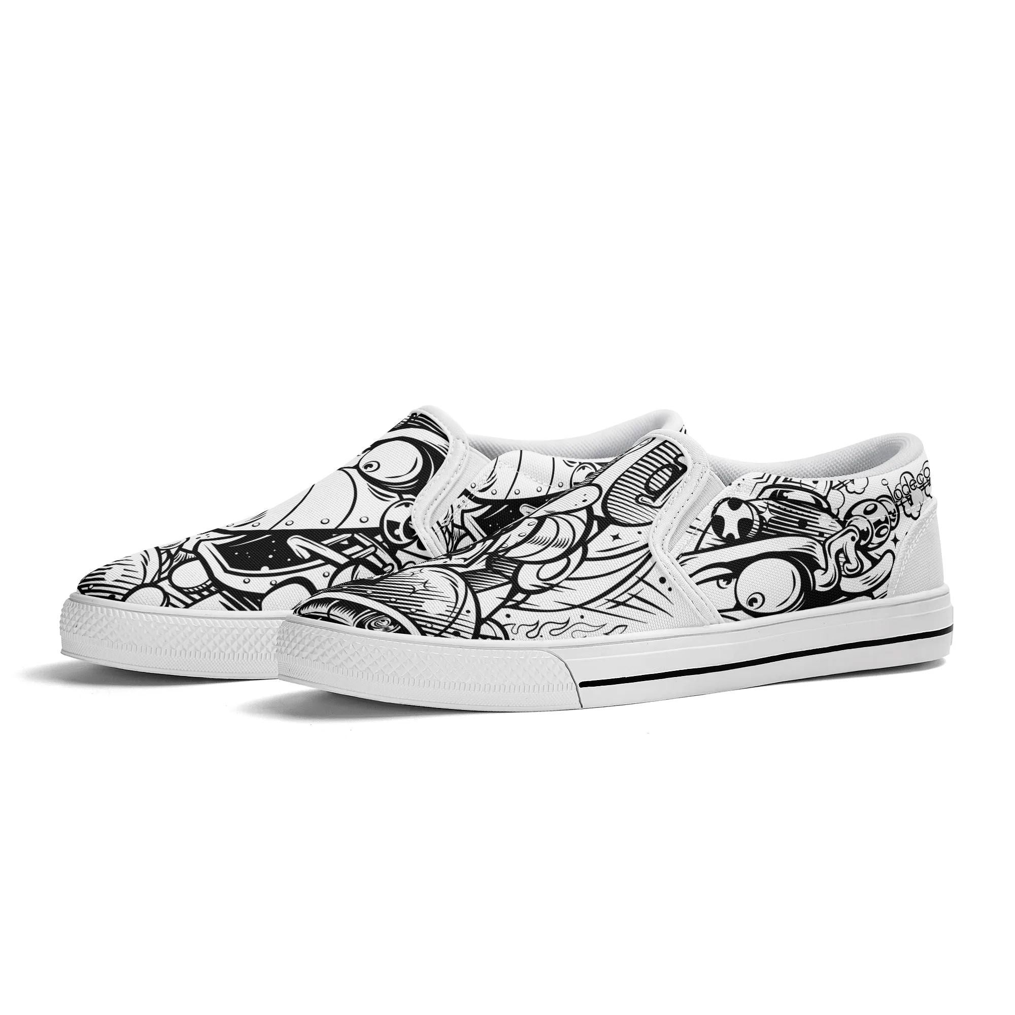 TATSUNOKO STREET　スリッポン（Canvas Slipon White）