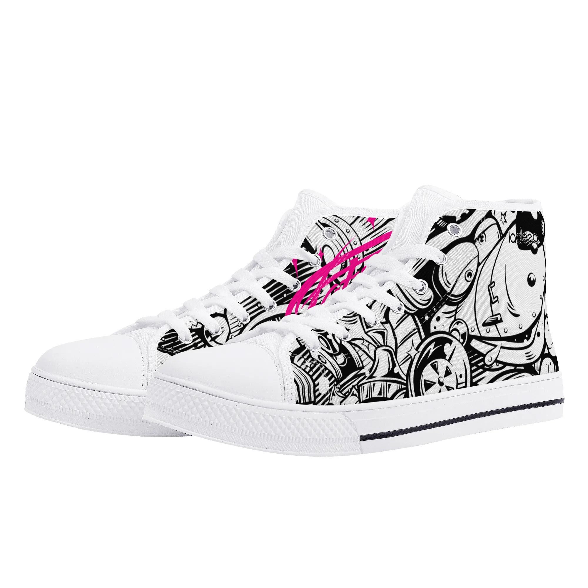 TATSUNOKO STREET　キャンバスハイカット（Canvas High Cut  White）