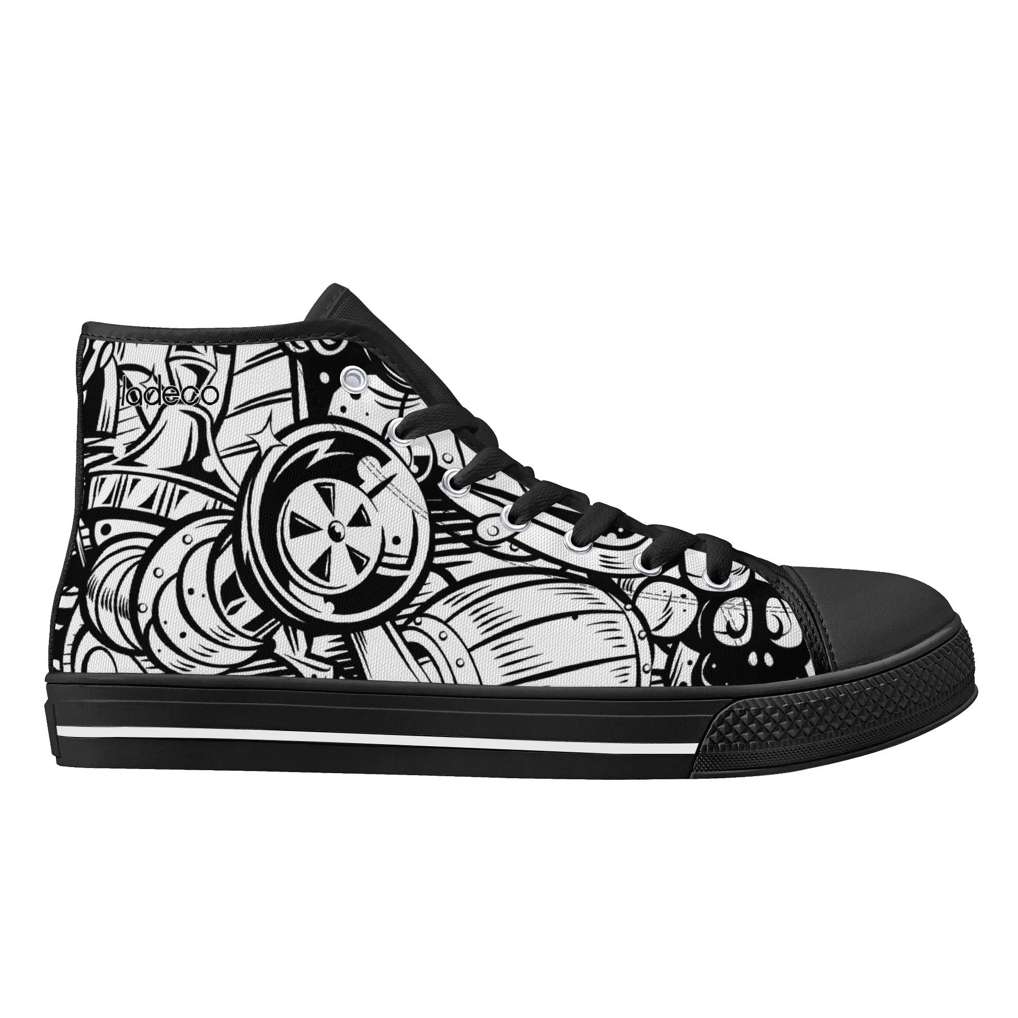 TATSUNOKO STREET　キャンバスハイカット（Canvas High Cut  Black）