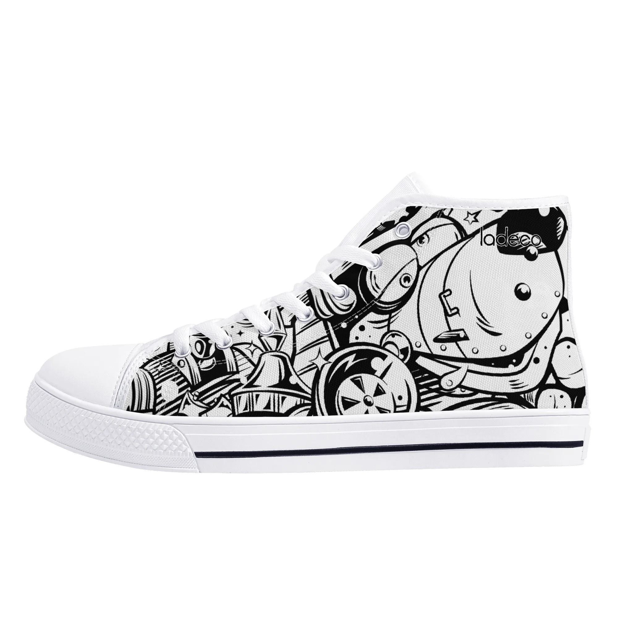 TATSUNOKO STREET　キャンバスハイカット（Canvas High Cut  White）